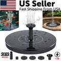 EcoSolar 1.4W Bird Bath Fountain Pump with 4 Nozzles