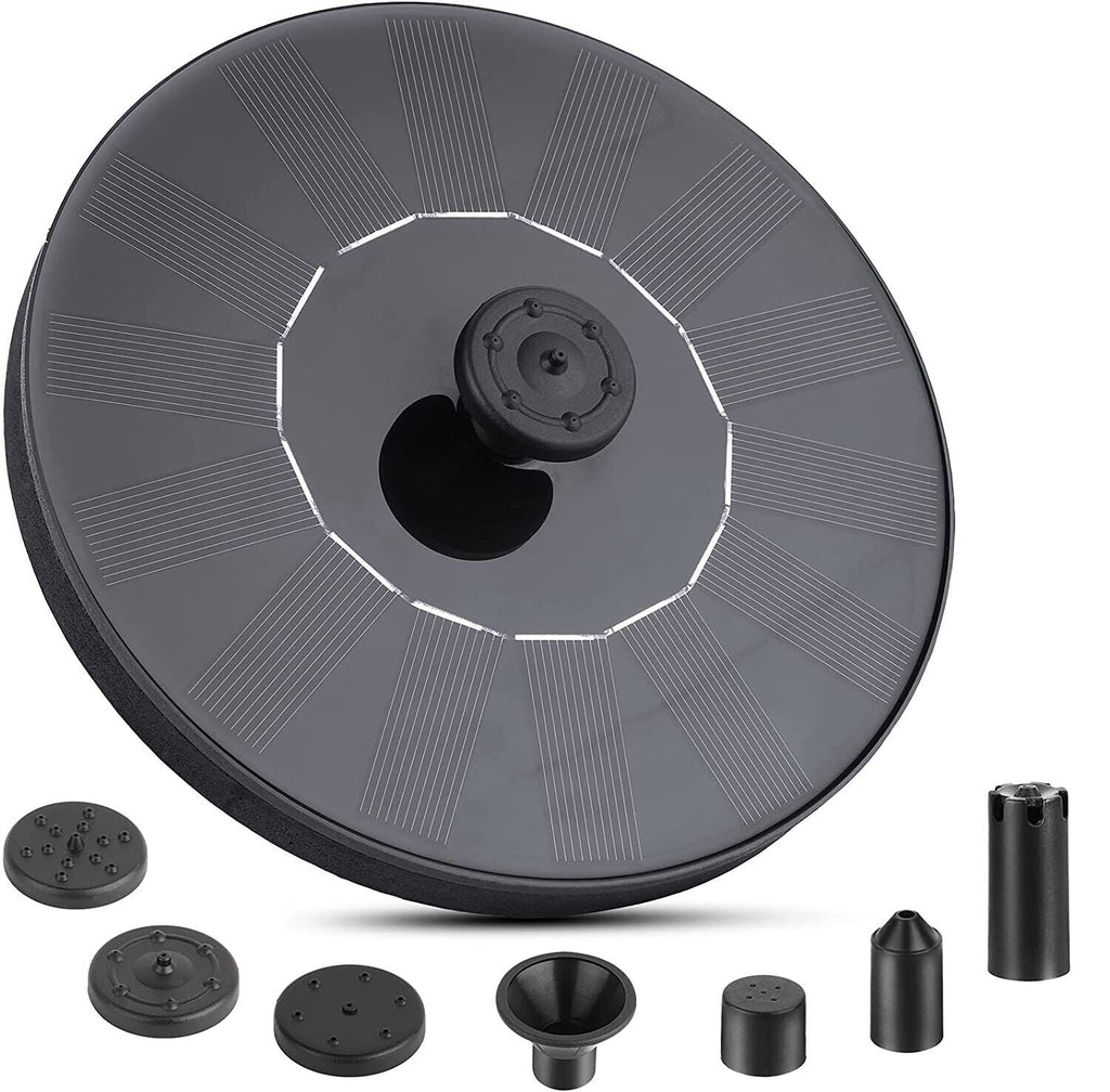 EcoSolar 1.4W Bird Bath Fountain Pump with 4 Nozzles