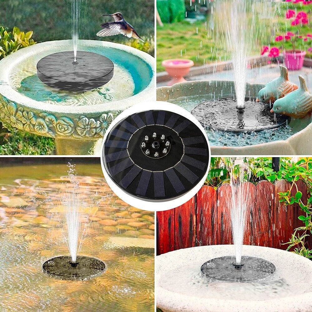 EcoSolar 1.4W Bird Bath Fountain Pump with 4 Nozzles